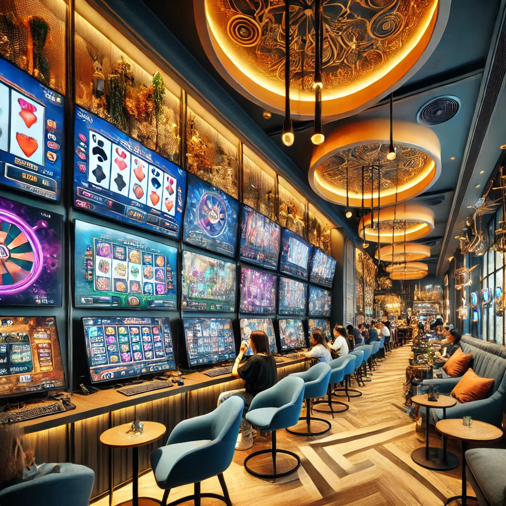 Keseruan Slot Online di Monitor Cafe yang Trendy